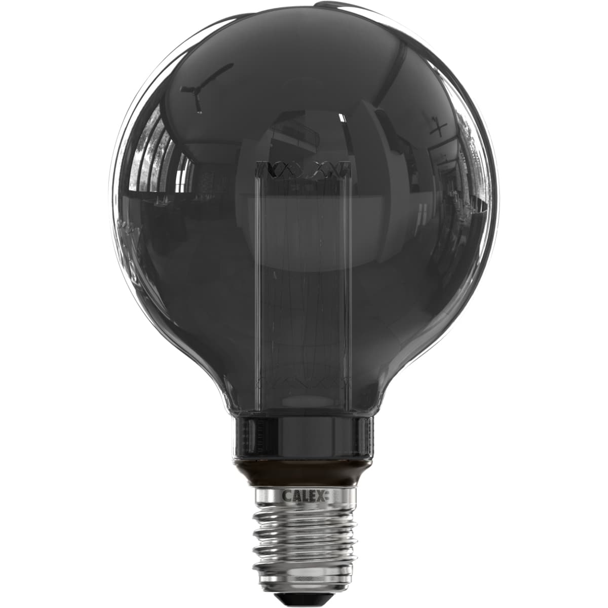Lichtbron Globelamp 9,5 cm Titanium E27 - 1