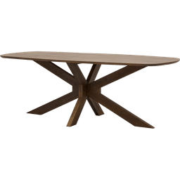 Eettafel Cadusa Deens ovaal - 1