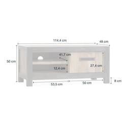 Tv-meubel Coruna  114 cm - 2