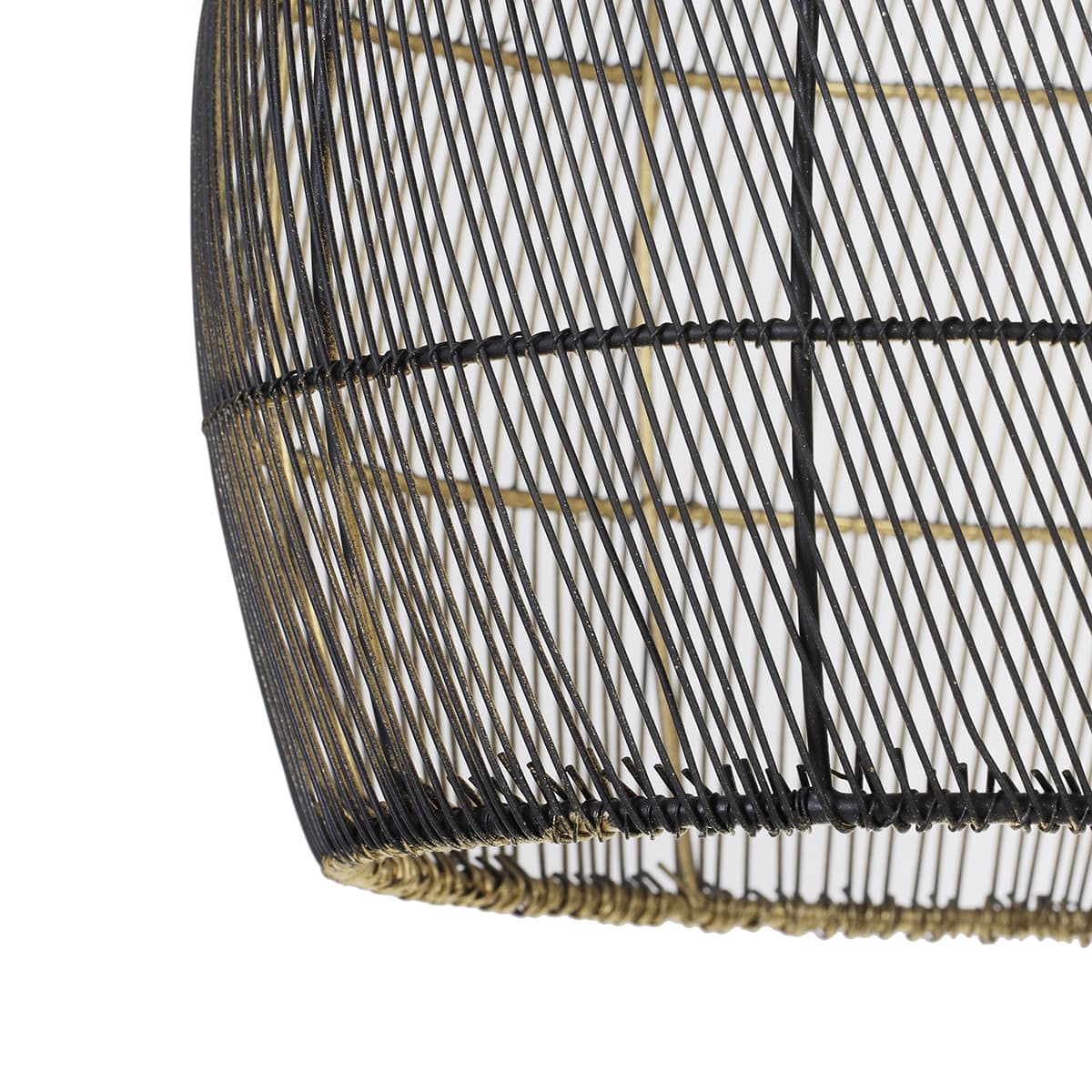 Hanglamp Madita 30x37cm zwart goud - 4