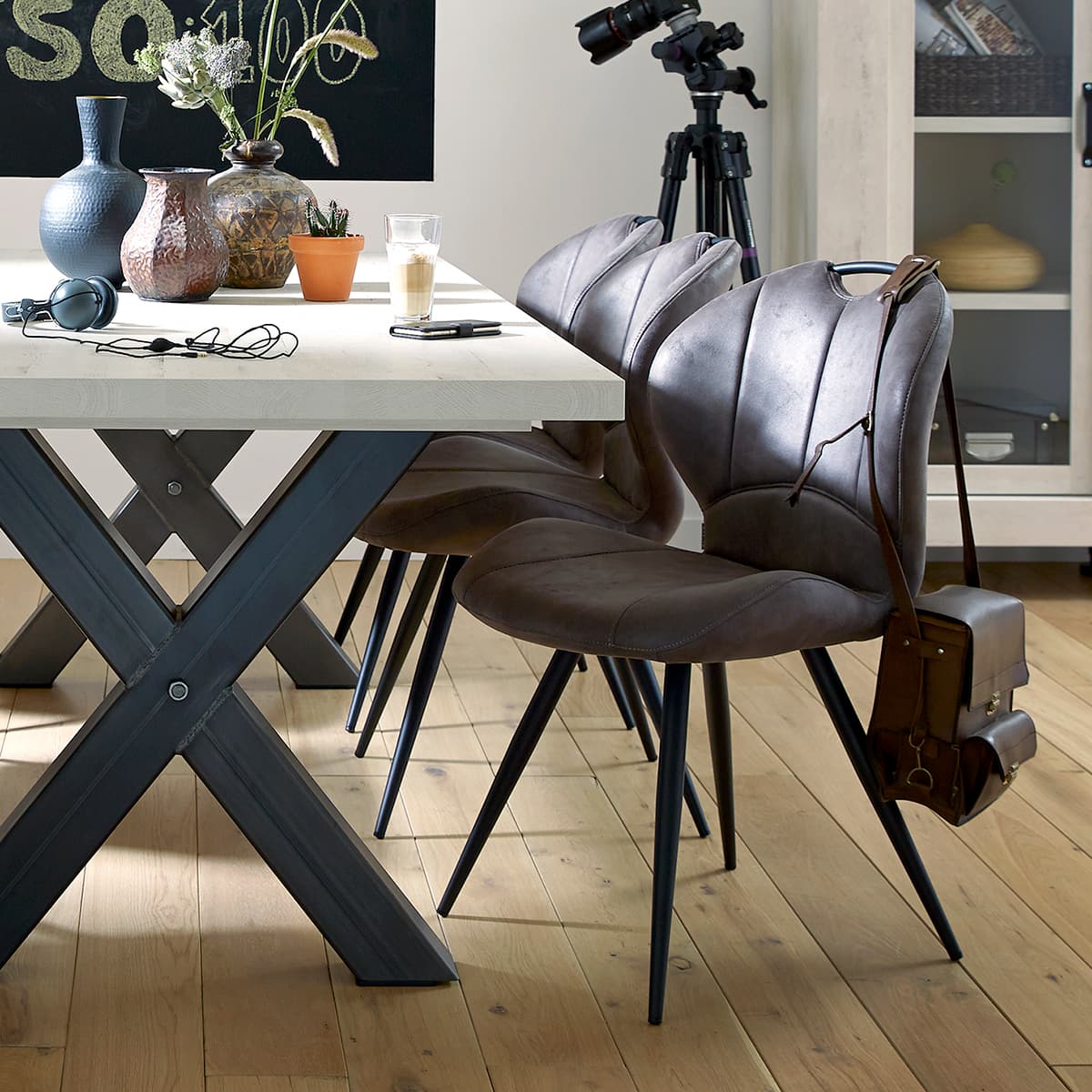 Eetkamerstoel Mogadishu Steel - 4