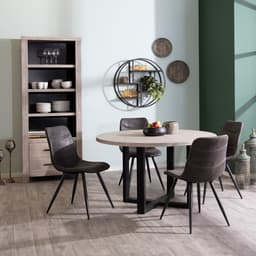 Eetkamerstoel Cala Antraciet - 4