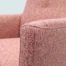 Draaifauteuil Roos zwarte kruispoot - 9