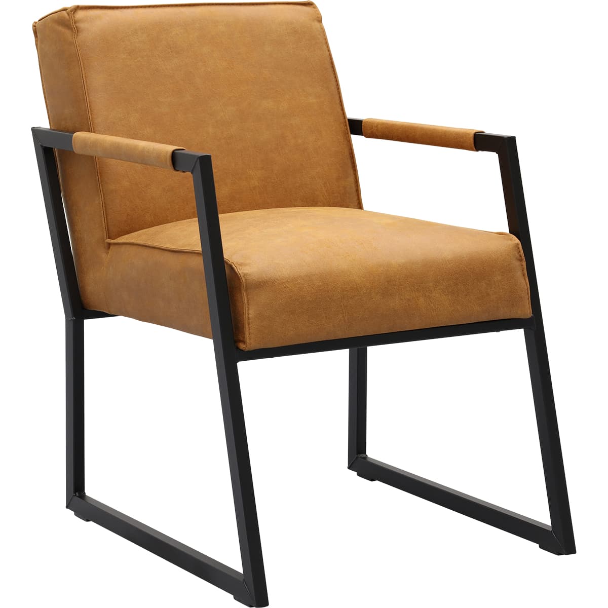 Eetkamerstoel Kenzo met metalen armleuning - 6