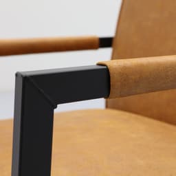 Eetkamerstoel Kenzo met metalen armleuning - 16