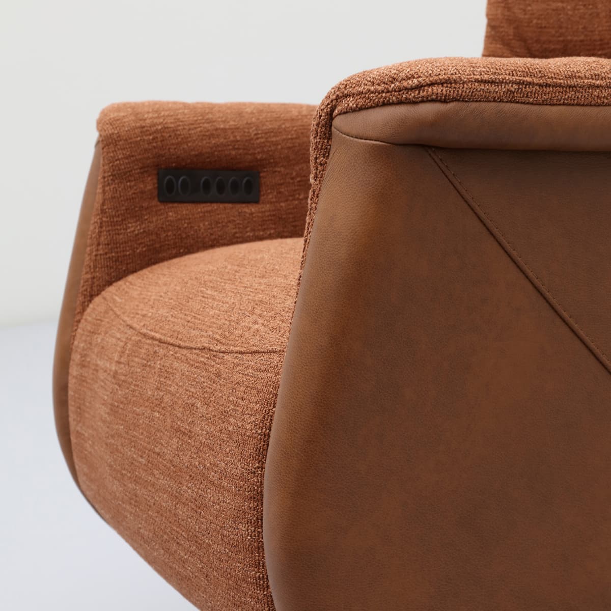 Relaxfauteuil Faith met 3 vlaks rug - 21