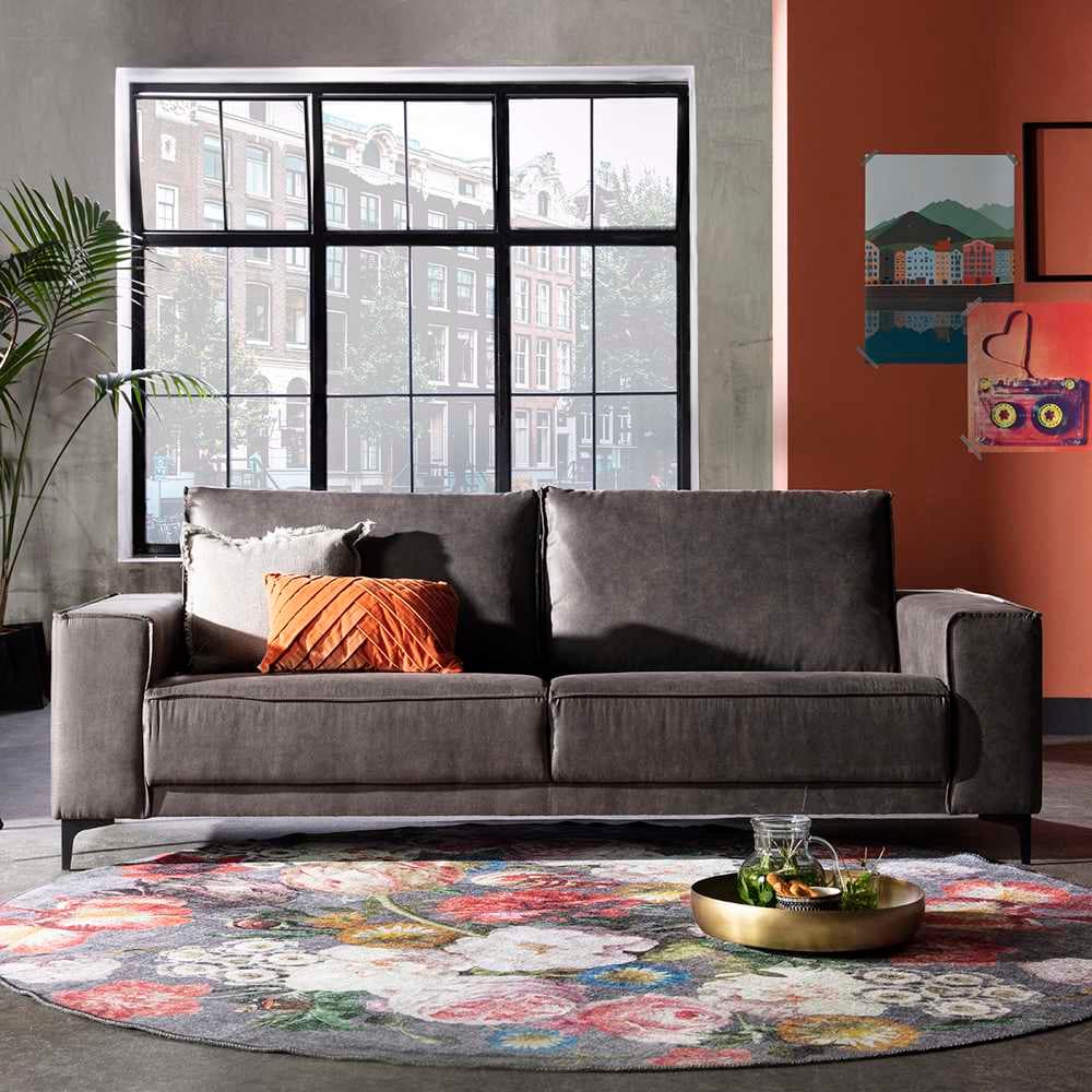 Bank Capri 2,5 Zits Presley Antraciet