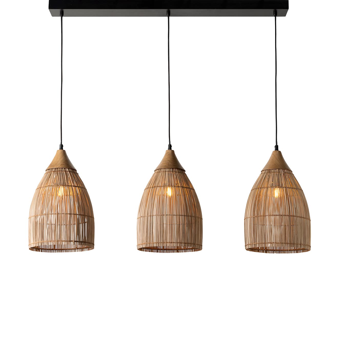 Manilla hanglamp 3-lichts