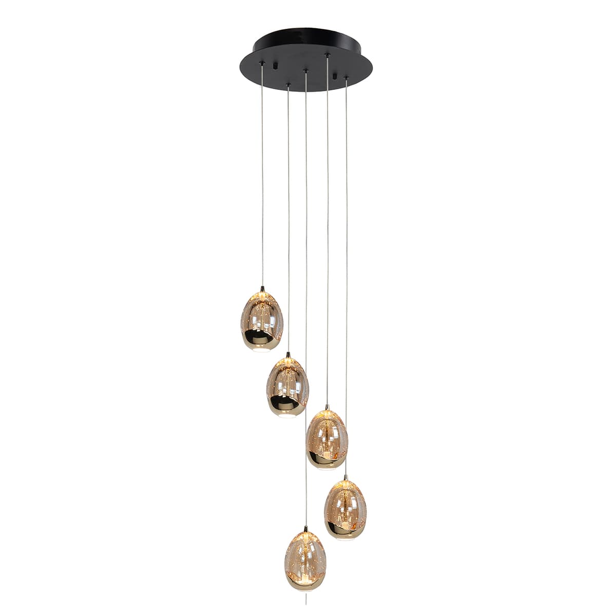 Golden egg hanglamp 5L - 1