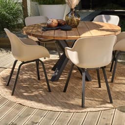 Tuinstoel Le Soleil Black/Taupe Hartman - 2