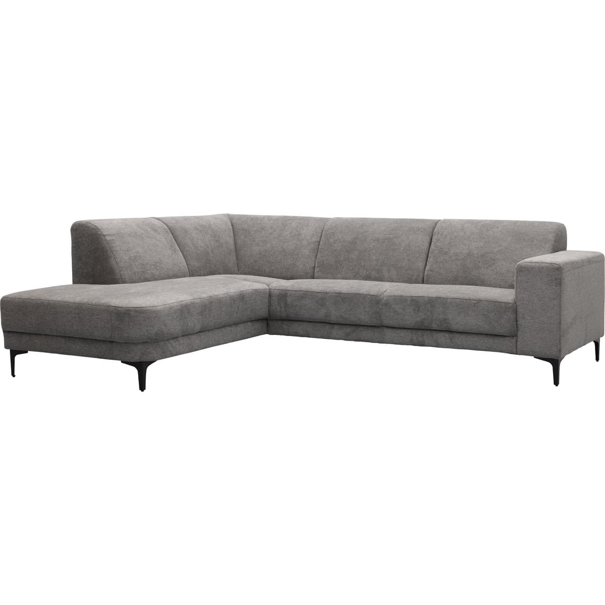 Bank Edward hoekziteiland links + 2,5-zits Mito antracite - 1