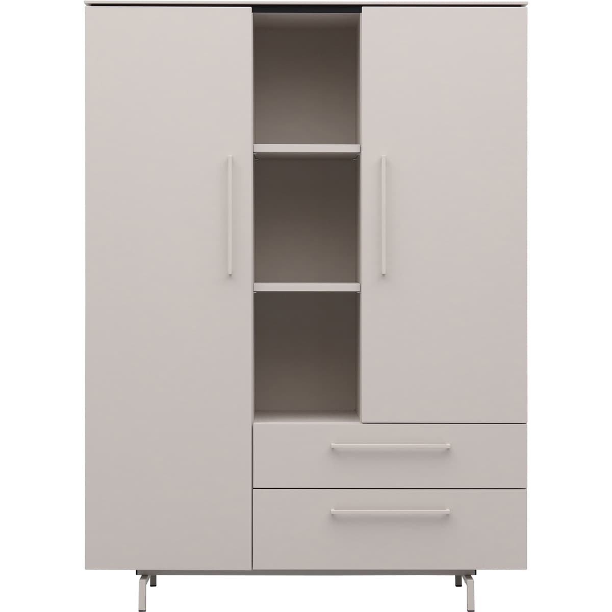 Wandkast Senna 2 deurs, 3 laden, 3 vakken - 1