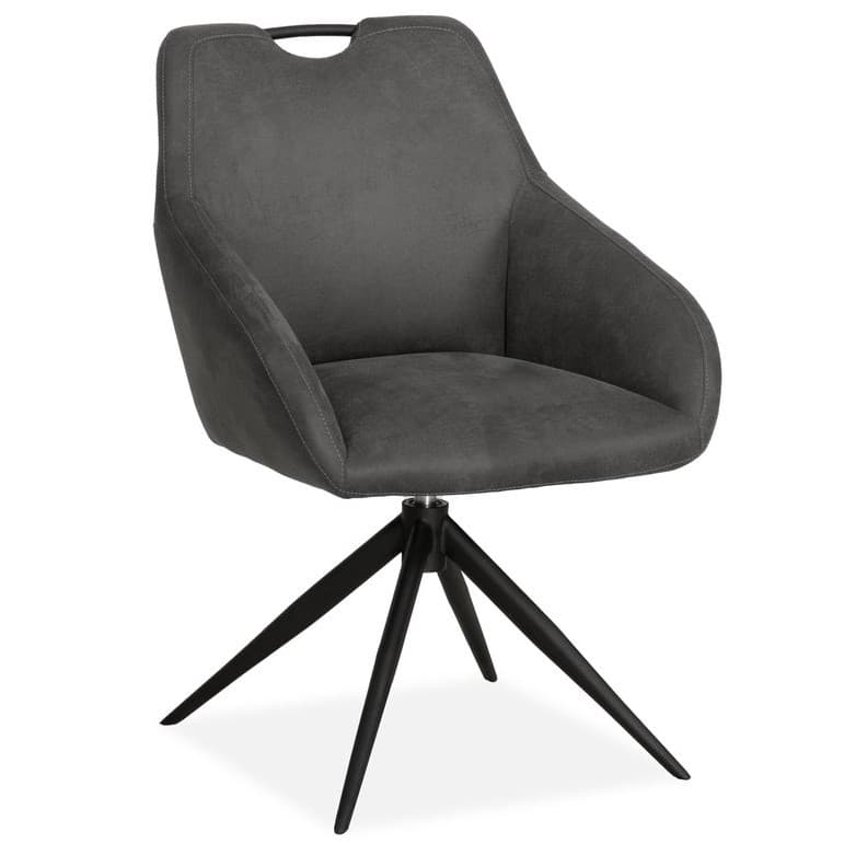 Eetkamerstoel Lukas Antraciet