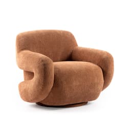 Moise draaifauteuil mauve - 1