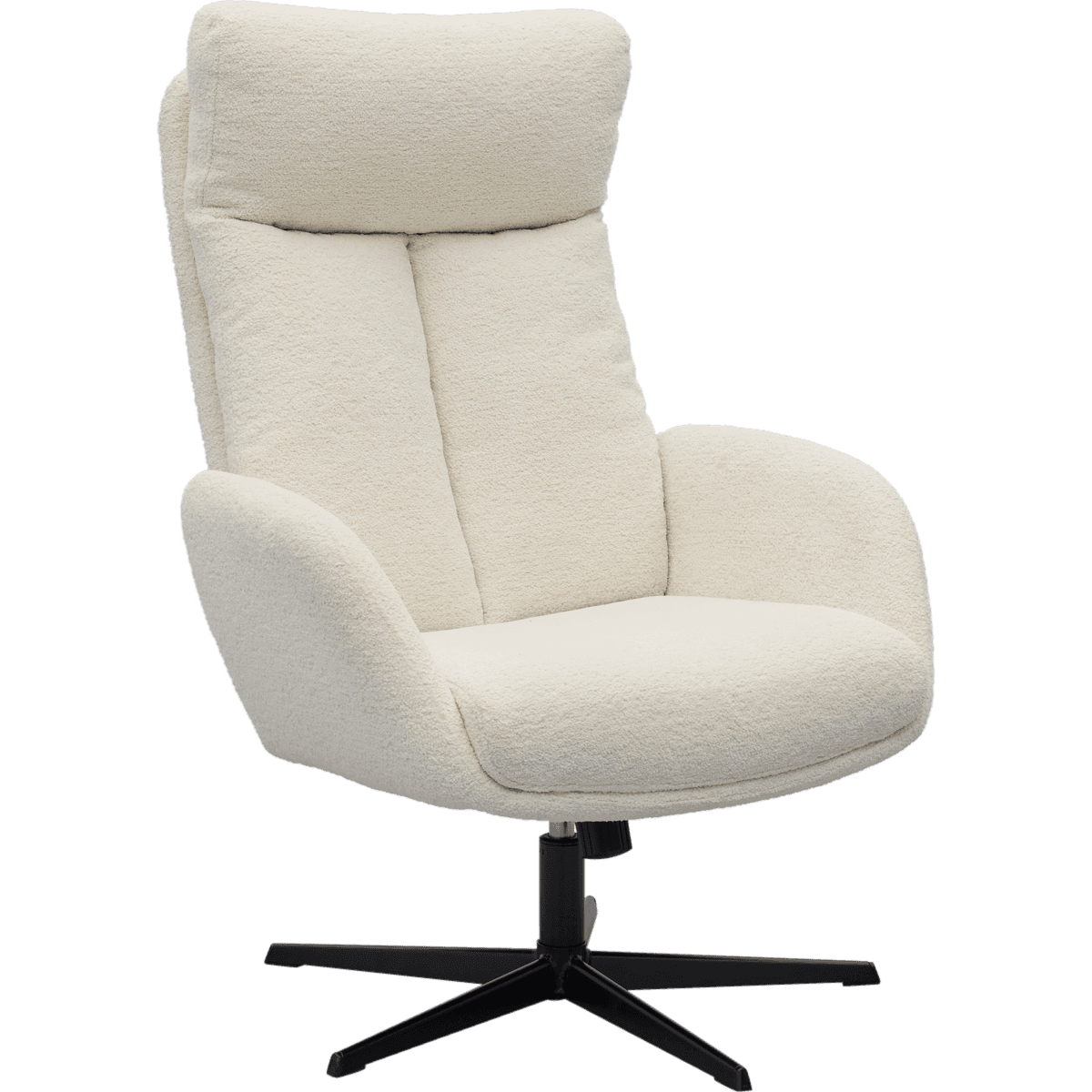 Draaifauteuil Viktor met voetenbank Boogie Shell - 3