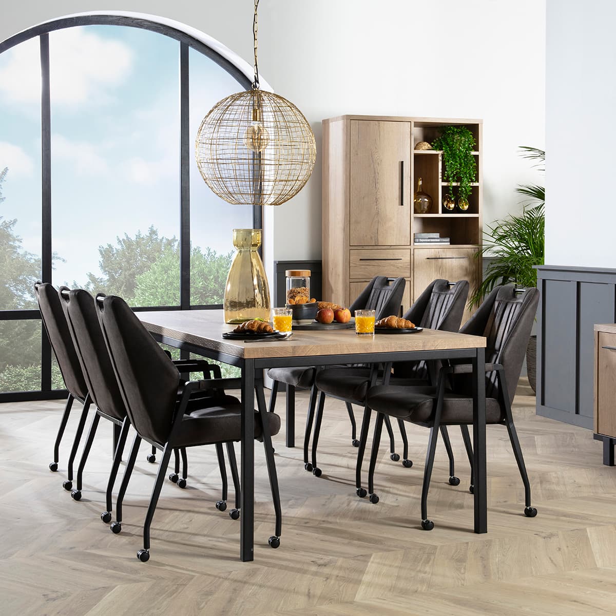 Eetkamerstoel Allure Antraciet - 2