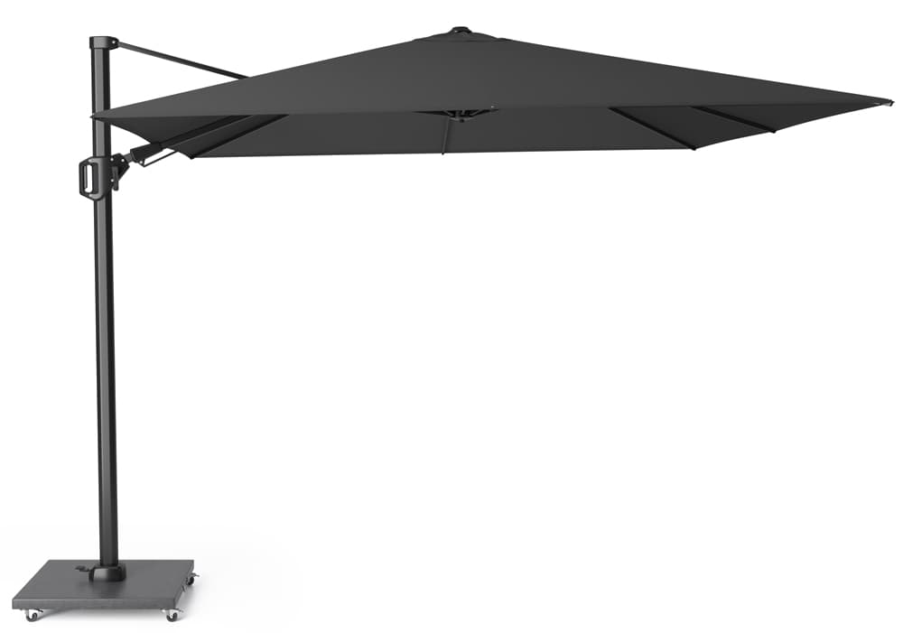 Zweefparasol Challenger T² Premium 300x300 cm Faded Black Platinum - 1