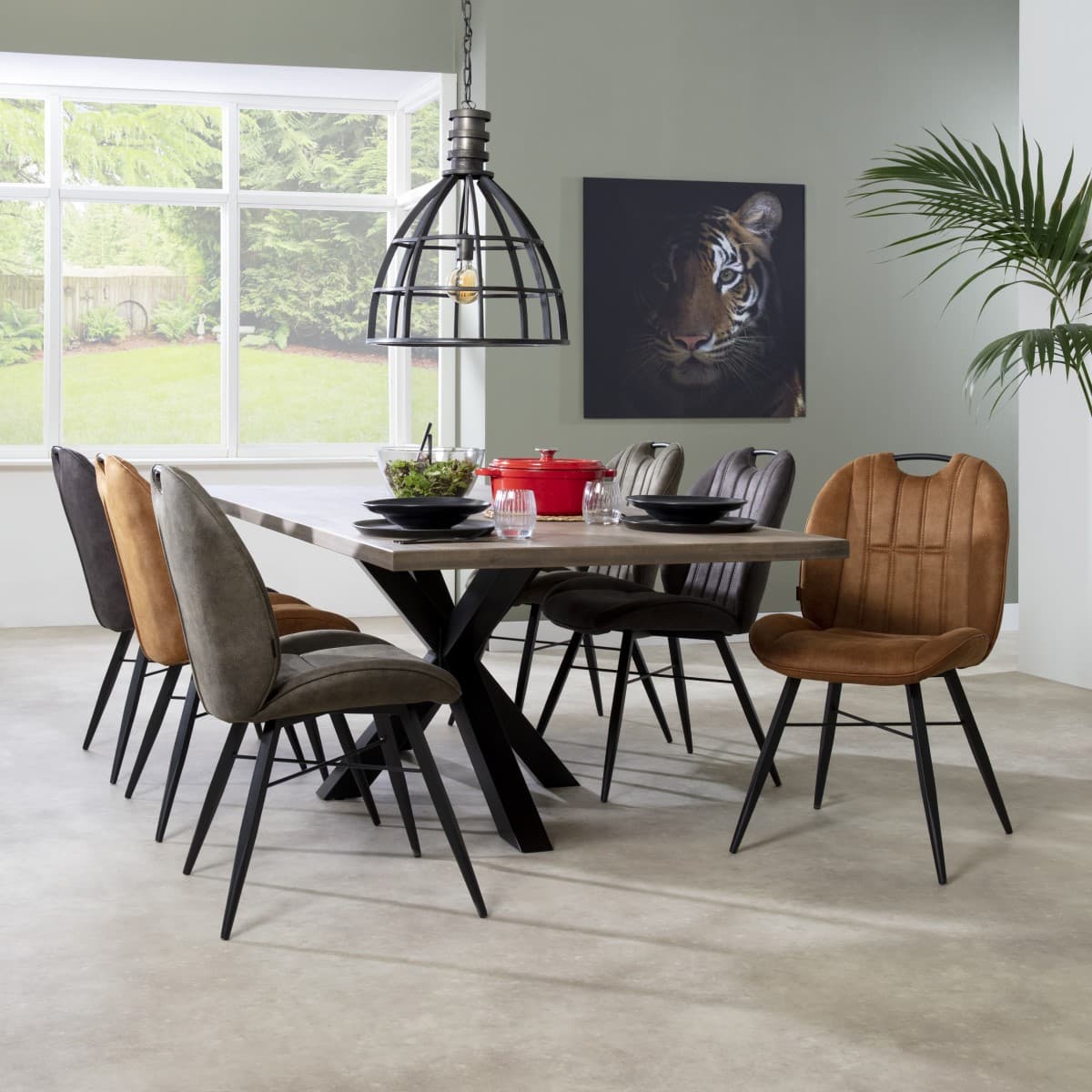 Eetkamerstoel Sporo Antraciet - 2