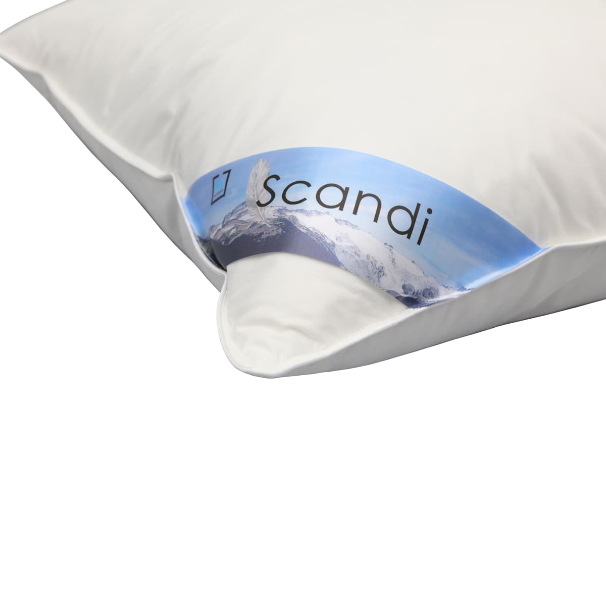 Hoofdkussen Scandi 100% eendenveertjes 60x70 - 5