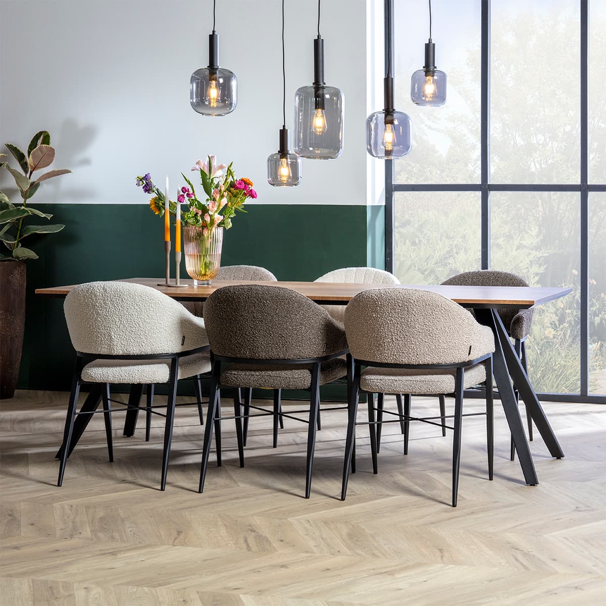 Eetkamerstoel Reza Toffee - 4