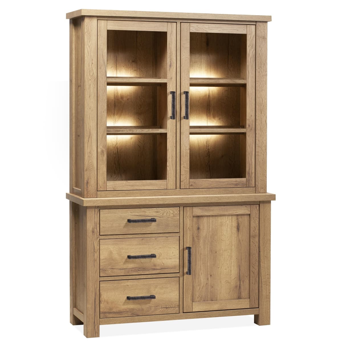 Vitrinekast Newca 3 Deurs - 2