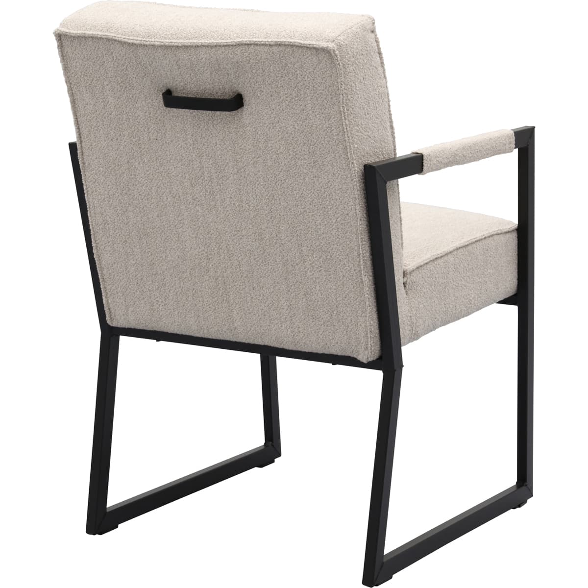 Eetkamerstoel Kenzo met metalen armleuning - 21