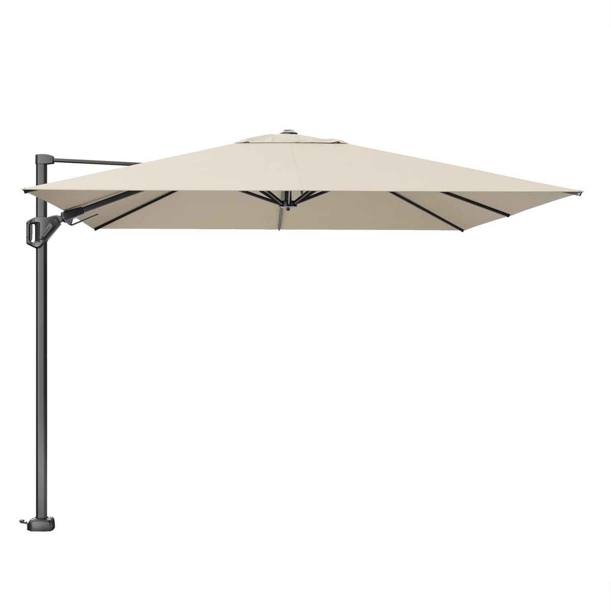 Zweefparasol Challenger T² Premium 300x300 cm Champagne Platinum - 2