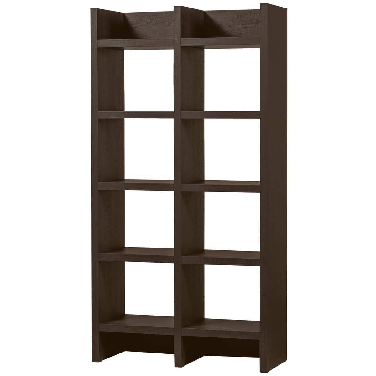 TIMO OPEN KAST MDF DONKERBRUIN 195x100x40CM - 1