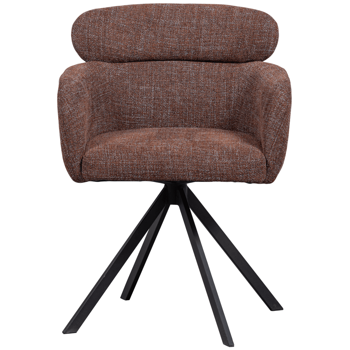 FENNE DRAAIBARE EETKAMERSTOEL CHESTNUT - 5