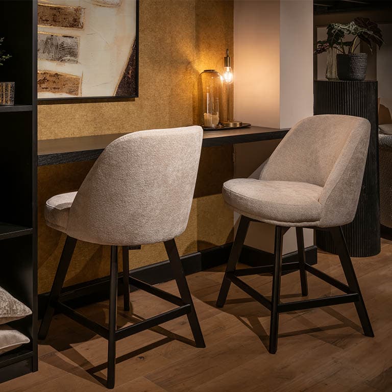 Barstoel Evan Laag - UrbanSofa - 1