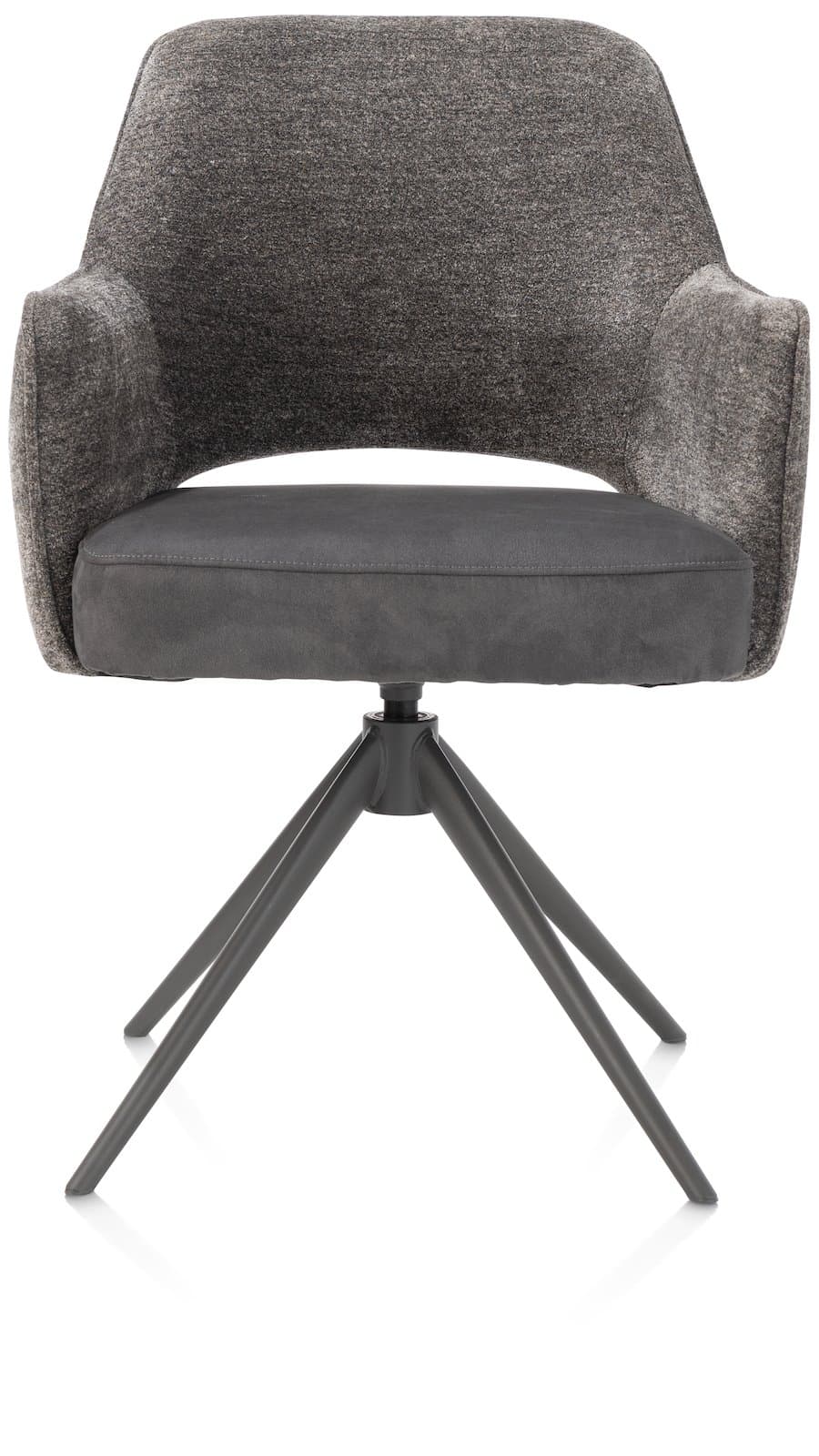 Armstoel enzo-cal/turn/gr Brad Antraciet - 2