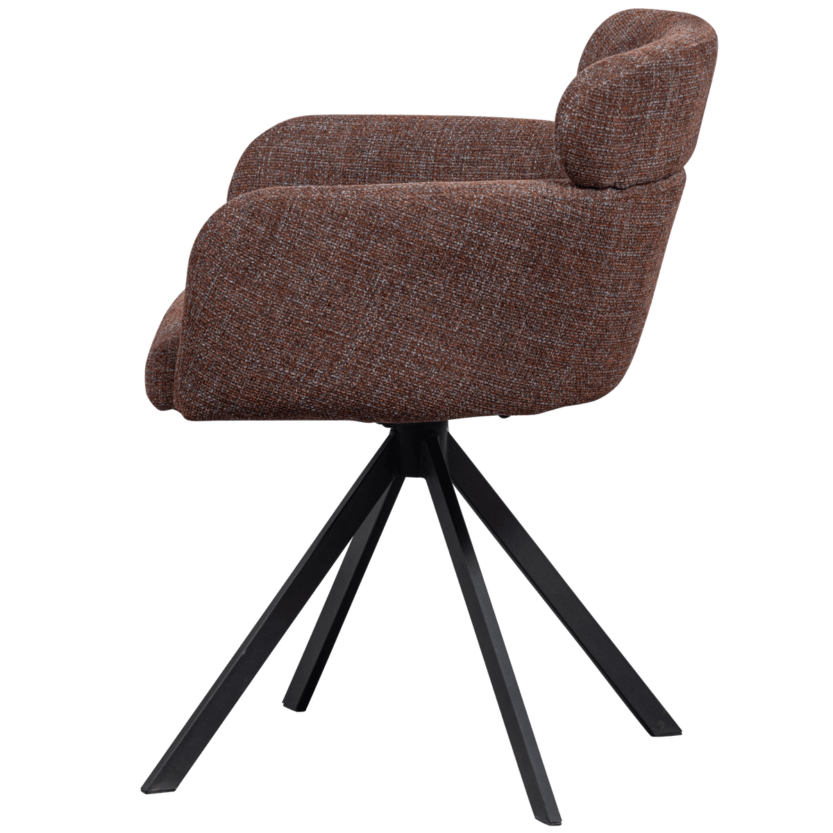 FENNE DRAAIBARE EETKAMERSTOEL CHESTNUT - 13