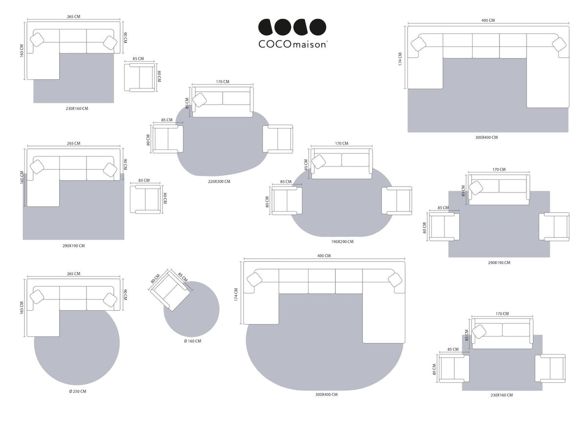 Timeless classic karpet 280x380cm Coco Maison bruin - 4