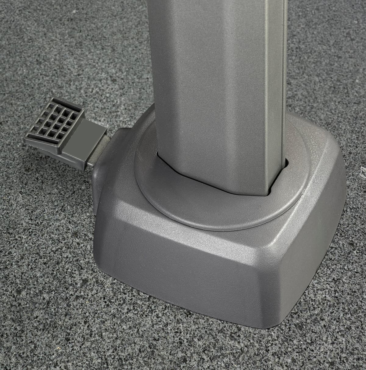 Zweefparasol Challenger T¹ Premium 400x300cm Faded Black Platinum - 4