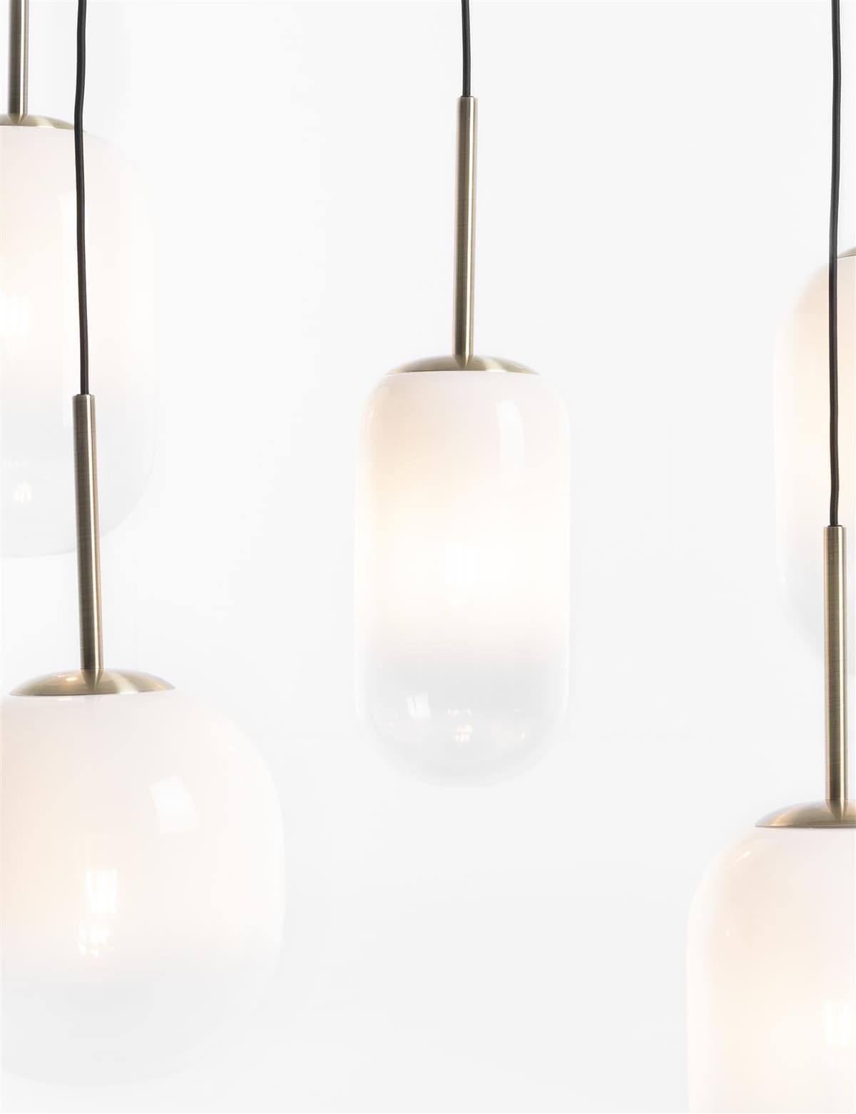 Milky hanglamp 5*e27 Coco Maison - 3