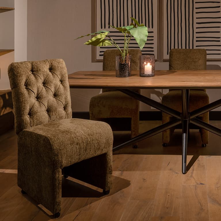 Eetkamerstoel Bordeaux Zonder Armen - UrbanSofa - 2