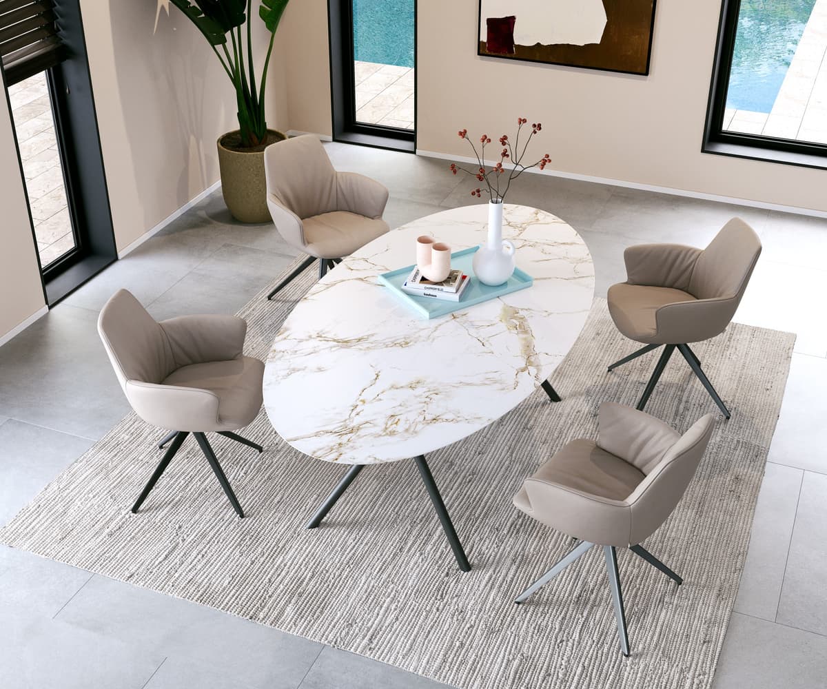 Eetkamerstoel Maple Four met arm Bert Plantagie - 5