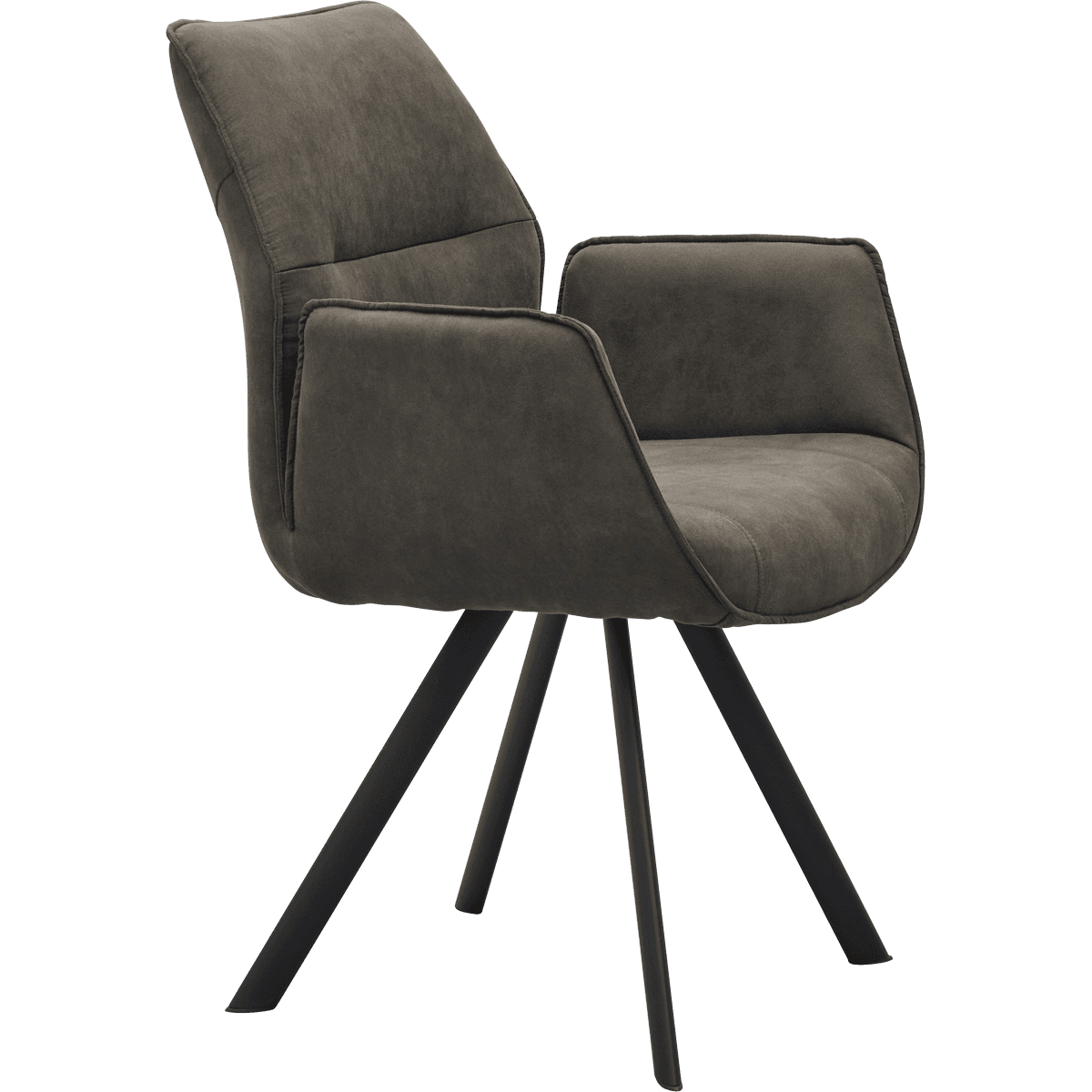 Eetkamerstoel Jaël met arm Grey - 6