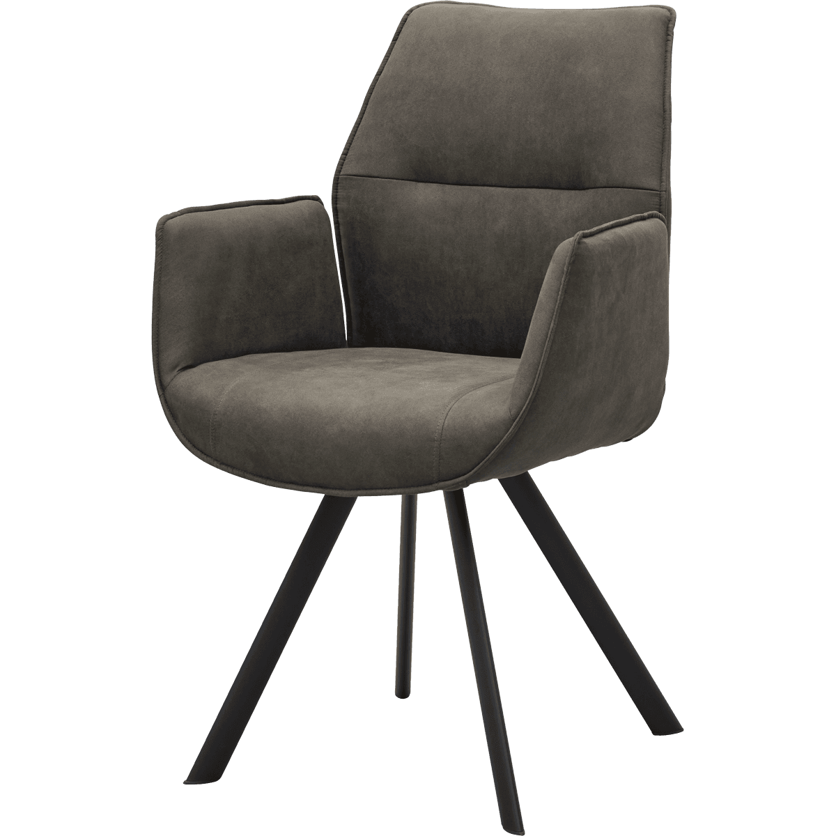 Eetkamerstoel Jaël met arm Grey - 5