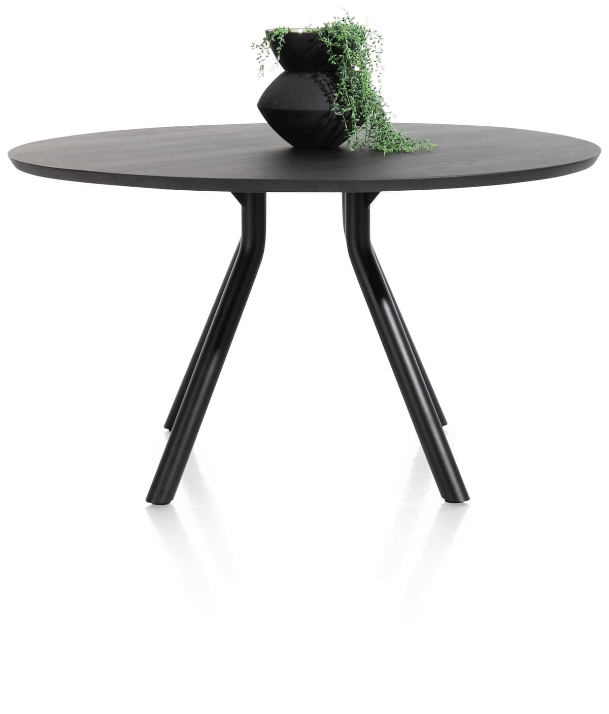 Tafel rond dia 140 cnpt Arvada Centrale poot zwart Onyx - 1