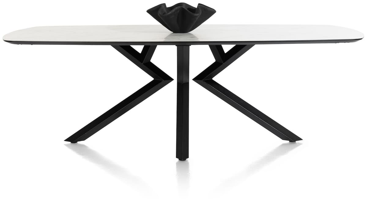 Tafel ovaal 110x240cm Masura wit - 6