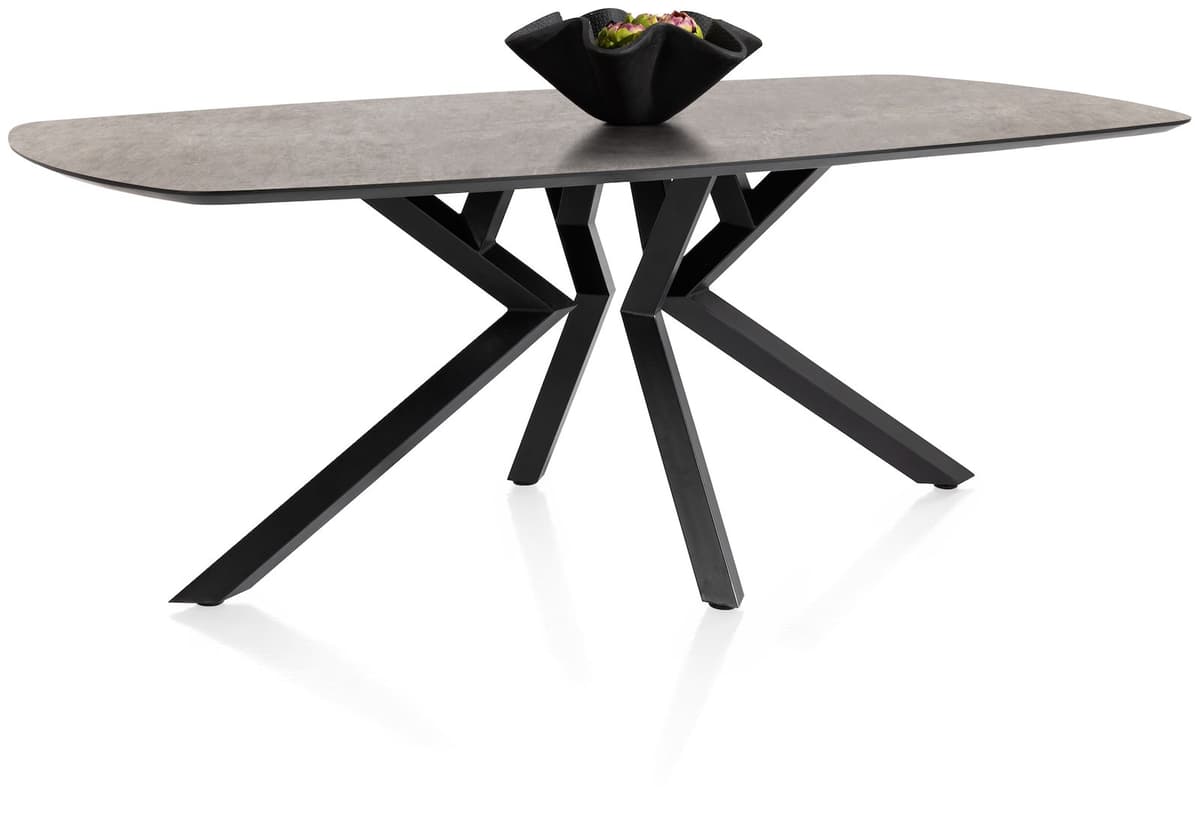 Tafel ovaal 105x200cm Masura Antraciet - 2