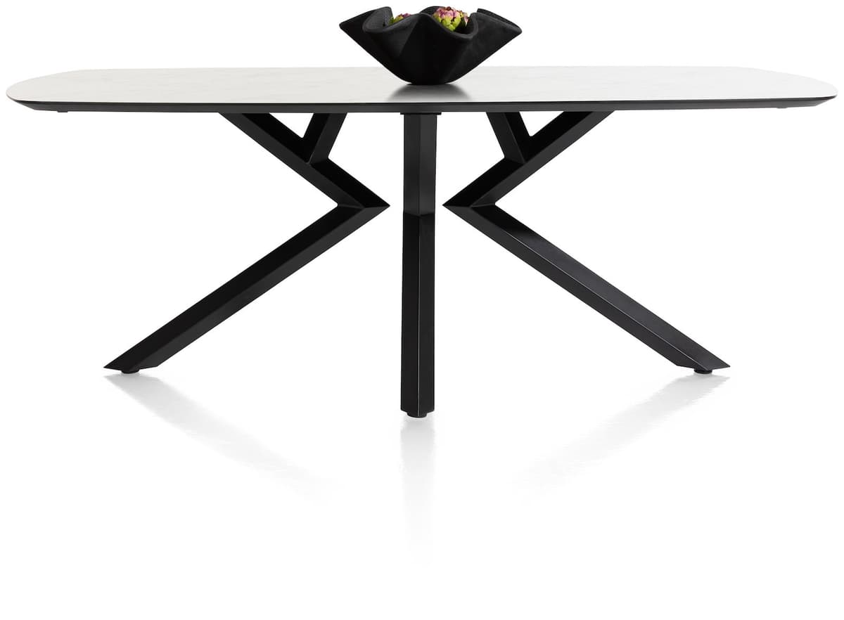 Tafel ovaal 105x200cm Masura wit - 1