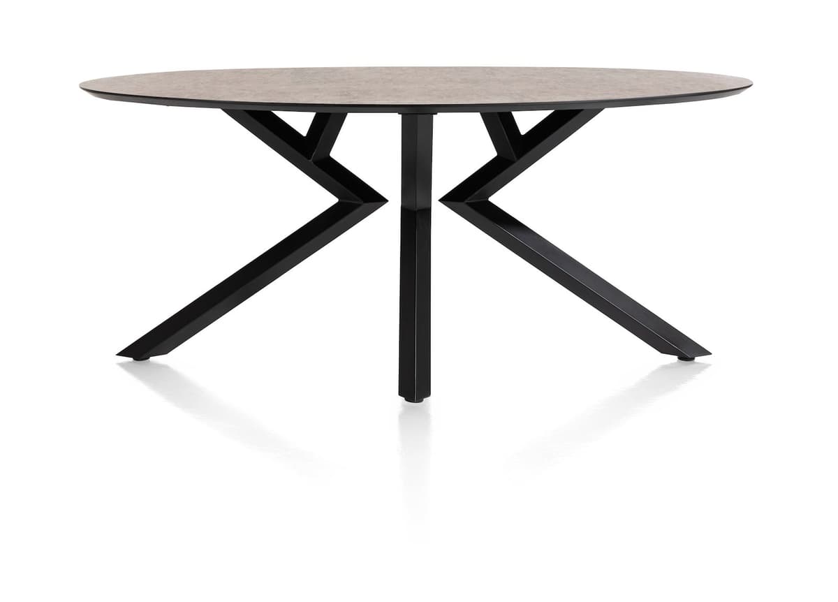 Tafel ellips 100x180cm Masura Roest - 1