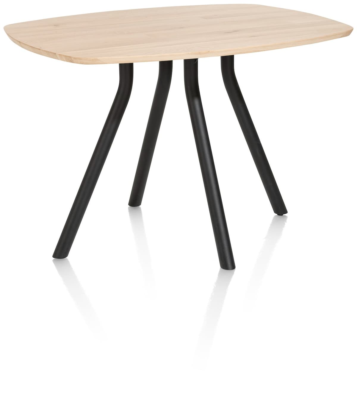 Bartafel ovaal 160x100 Arvada Centrale poot zwart natural - 4