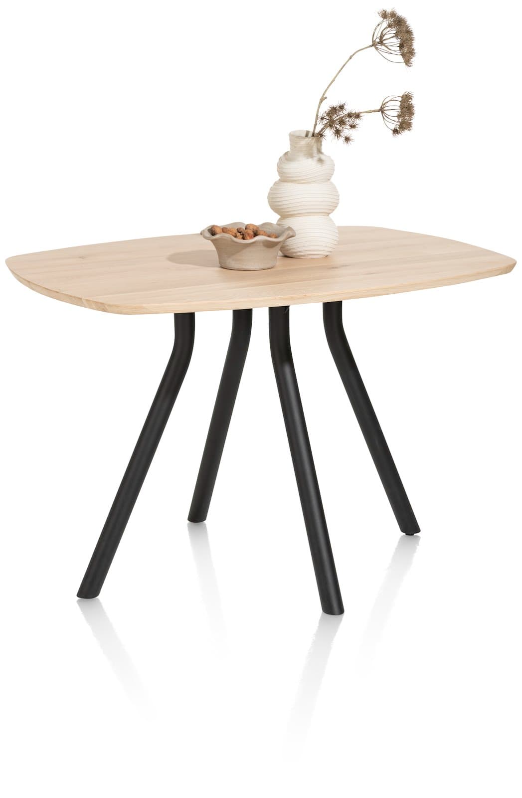 Bartafel ovaal 160x100 Arvada Centrale poot zwart natural - 6