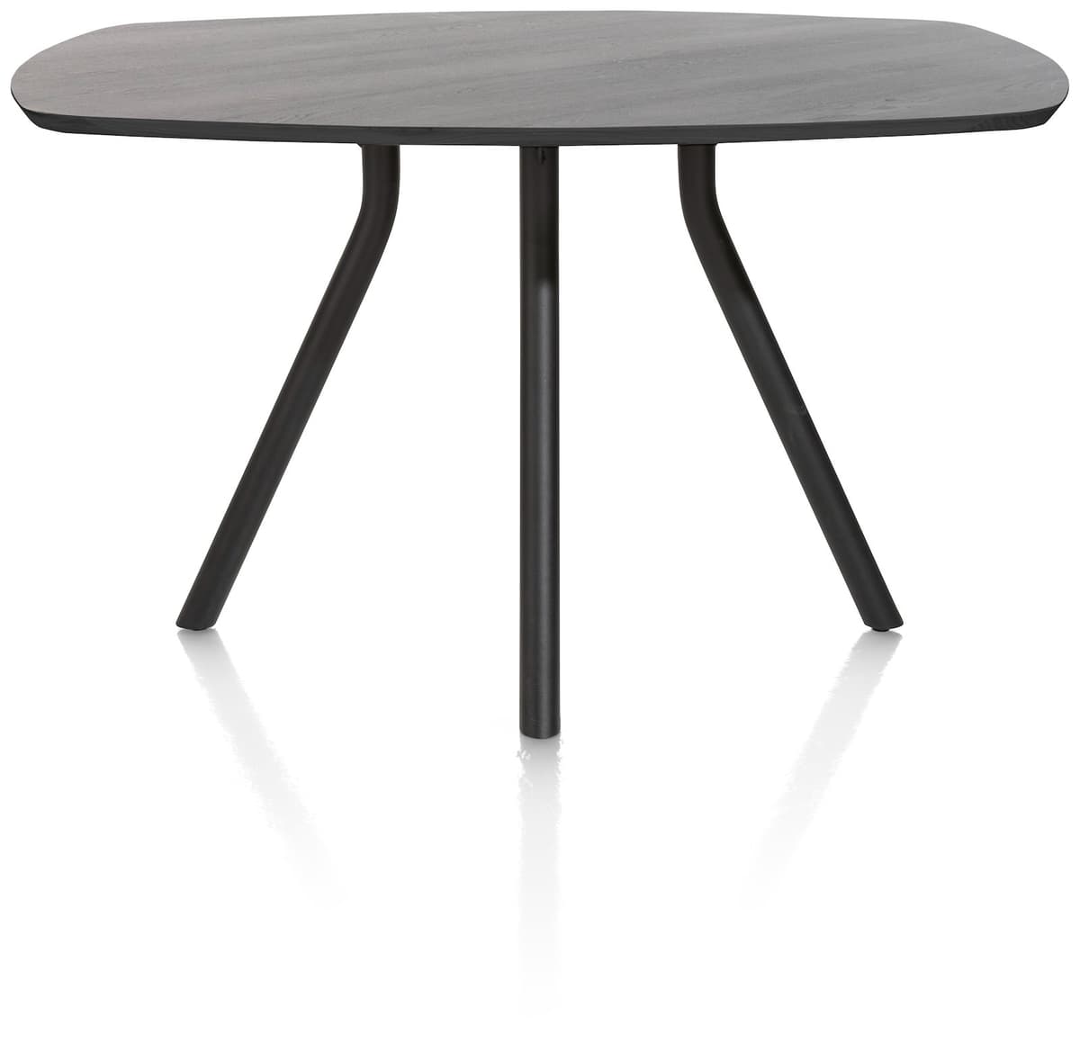 Bartafel ovaal 160x100 Arvada Centrale poot zwart Onyx - 1