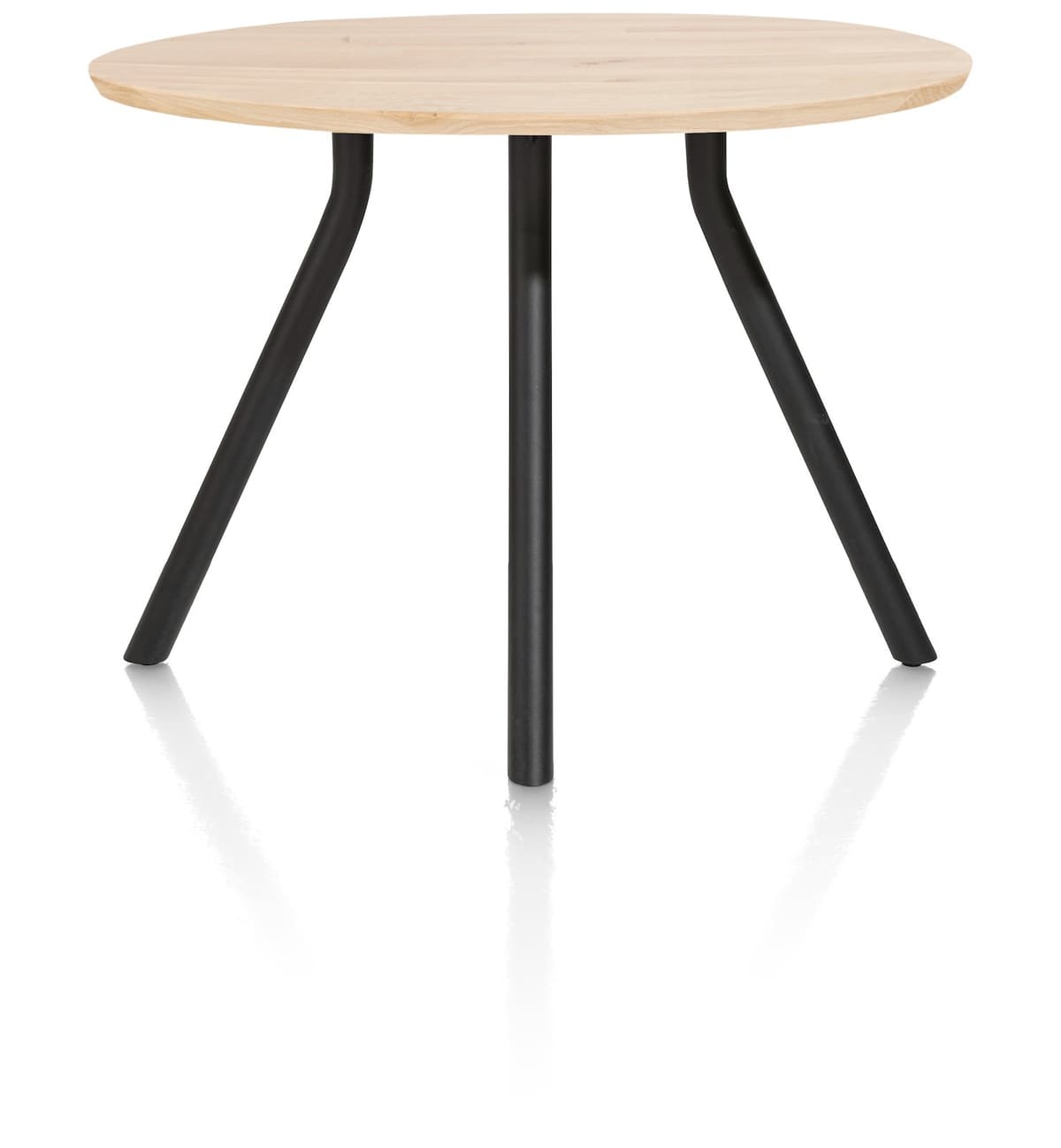 Bartafel rond dia 125cm Arvada Centrale poot zwart natural - 1