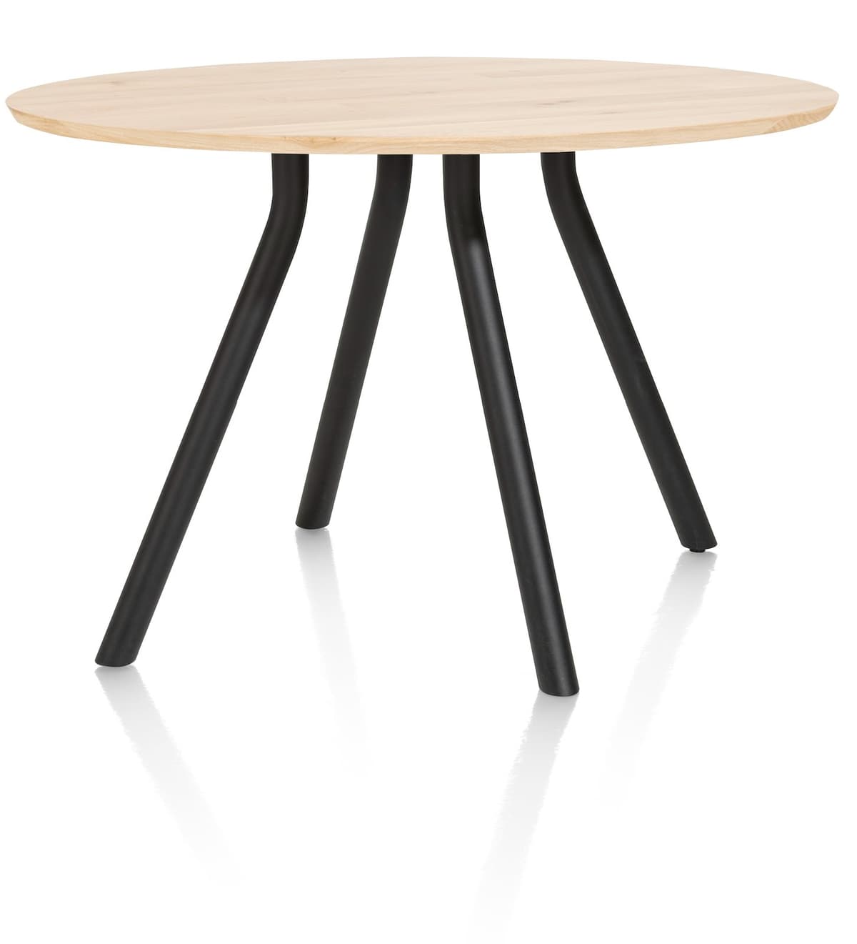 Bartafel rond dia 140cm Arvada Centrale poot zwart natural - 2