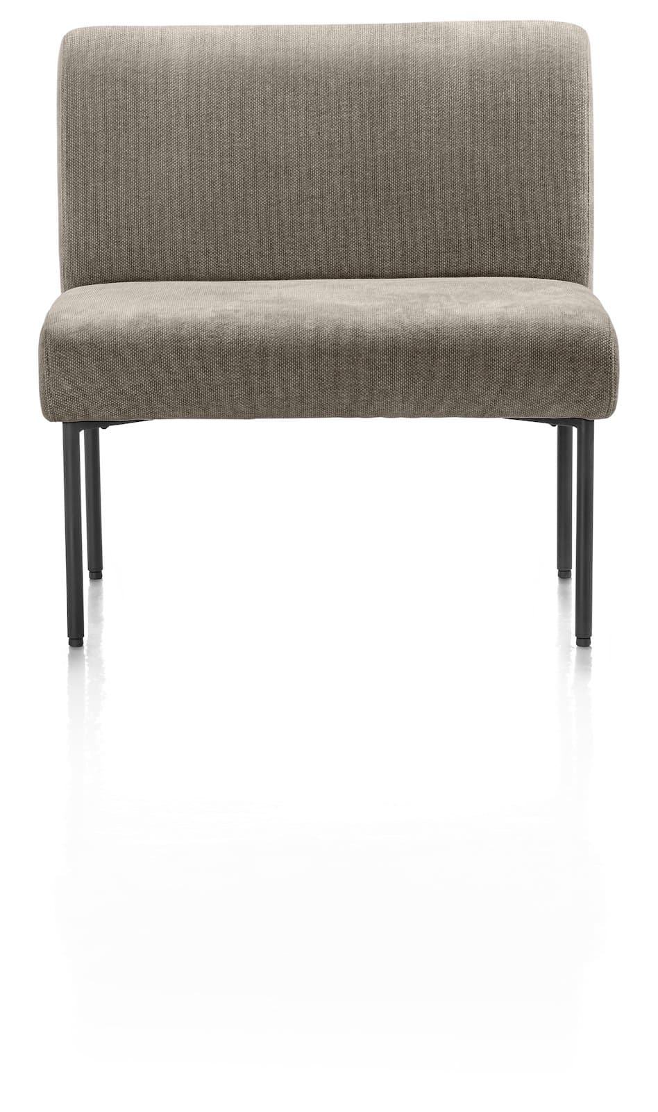 Eetkamerbank 80cm livi Reverso Pocket bruin - 1